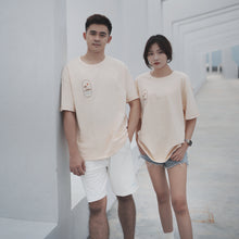 Load image into Gallery viewer, THE MOMENT UNISEX OVERSIZE TEE - MILK TEA
