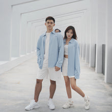 Load image into Gallery viewer, NORMCORE OVERSIZE UNISEX LONG BLOUSES - SKY BLUE
