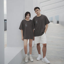 Load image into Gallery viewer, THE MOMENT OVERSIZE UNISEX TEE - CHARCOAL