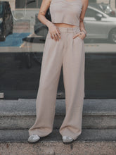 Load image into Gallery viewer, VINTAGE WAFFLE UNISEX TROUSERS - CREAM