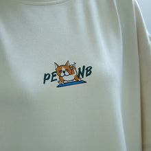 Load image into Gallery viewer, YOGA CORGI OVERSIZE UNISEX TEE - BEIGE