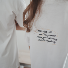 Load image into Gallery viewer, CADP UNISEX OVERSIZE TEE - WHITE