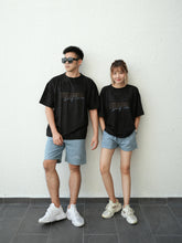 Load image into Gallery viewer, LOVEYOURSELF UNISEX OVERSIZE TEE - BLACK