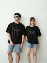 Load image into Gallery viewer, LOVEYOURSELF UNISEX OVERSIZE TEE - BLACK
