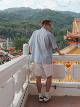 Load image into Gallery viewer, TANG SUIT OVERSIZE BLOUSES - BLUE