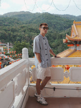 Load image into Gallery viewer, TANG SUIT OVERSIZE BLOUSES - BLUE