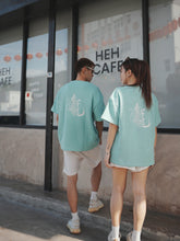 Load image into Gallery viewer, 24 DRAGON UNISEX OVERSIZE TEE - TIFFANY BLUE