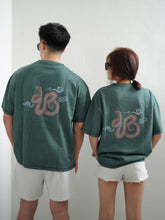 Load image into Gallery viewer, CNYSNAKE OVERSIZE UNISEX TEE - DARK GREEN