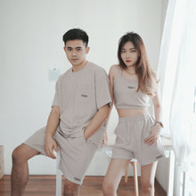 Load image into Gallery viewer, WOMEN WAFFLE SHORTS - KHAKI