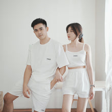 Load image into Gallery viewer, WOMEN WAFFLE SINGLETS - WHITE