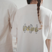 Load image into Gallery viewer, PENBXCACTUS UNISEX OVERSIZE TEE - BEIGE