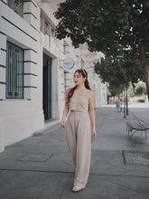 Load image into Gallery viewer, VINTAGE WAFFLE UNISEX TROUSERS - CREAM