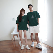 Load image into Gallery viewer, CACTUS X BULB UNISEX OVERSIZE TEE - SACRAMENTO GREEN
