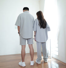 Load image into Gallery viewer, PENB MEN’S WAFFLE SHORTS - GREY