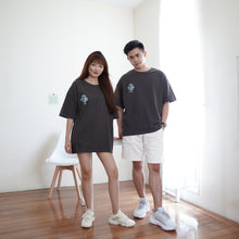 Load image into Gallery viewer, CACTUS XX UNISEX OVERSIZE TEE - CHARCOAL