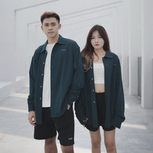 Load image into Gallery viewer, NORMCORE OVERSIZE UNISEX LONG BLOUSES - DARK GREEN
