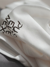 Load image into Gallery viewer, PUSH THE BEAT OVERSIZED UNISEX TEE - WHITE
