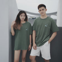 Load image into Gallery viewer, HILLTOP OVERSIZE UNISEX TEE - GREEN
