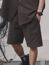 Load image into Gallery viewer, VINTAGE WAFFLE SHORTS - DARK CHO
