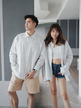 Load image into Gallery viewer, PONY STRIPED BLOUSES- LONG SLEEVE
