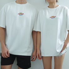 Load image into Gallery viewer, YOGA CORGI OVERSIZE UNISEX TEE - WHITE
