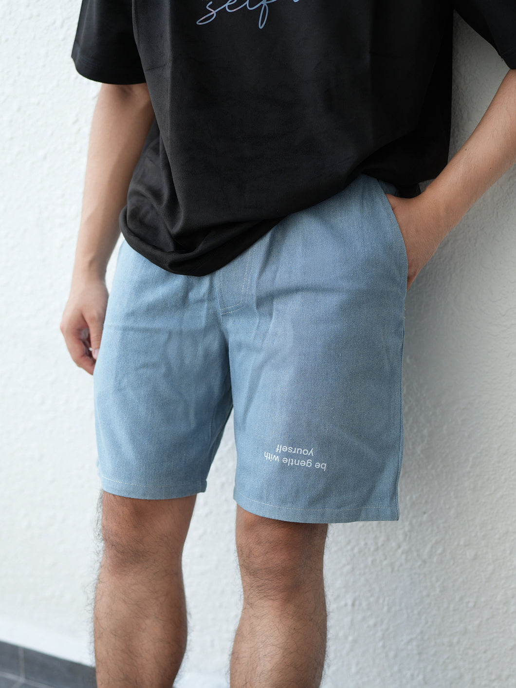 LOVEYOURSELF SHORTS - BLUE