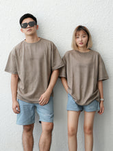 Load image into Gallery viewer, LOVEYOURSELF UNISEX OVERSIZE TEE - BROWN
