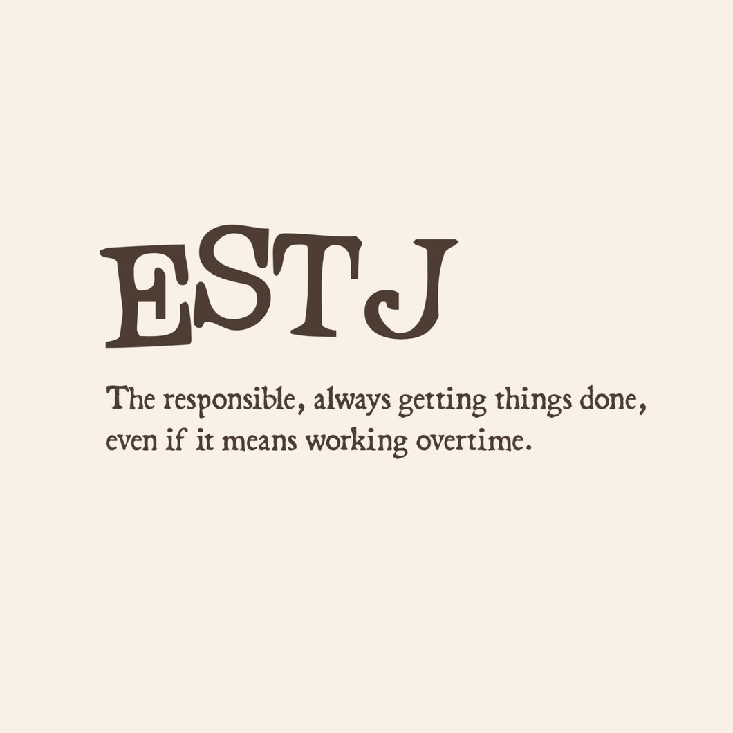 ESTJ