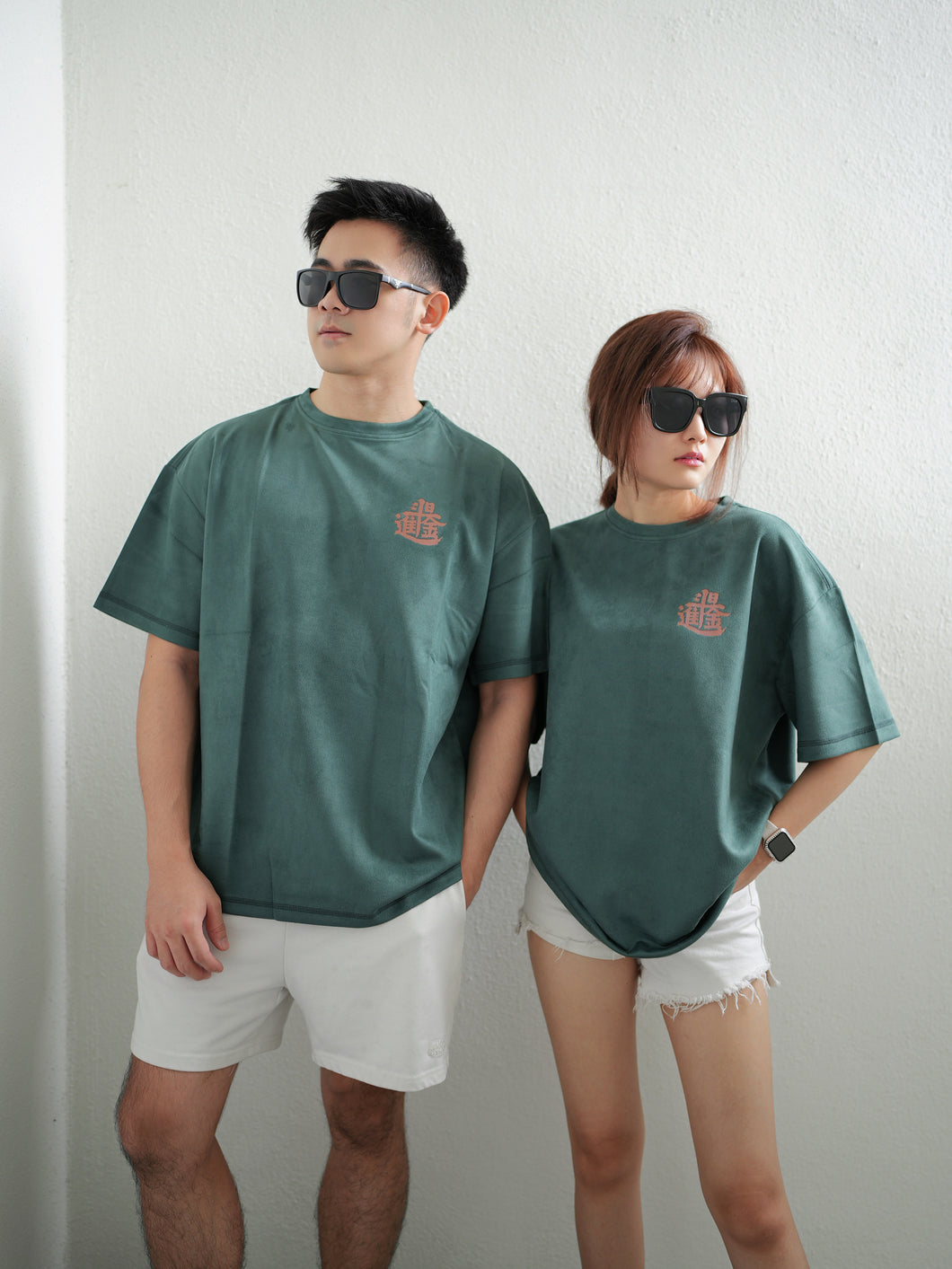 CNYSNAKE OVERSIZE UNISEX TEE - DARK GREEN