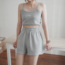 Load image into Gallery viewer, WOMEN WAFFLE SINGLETS - GREY
