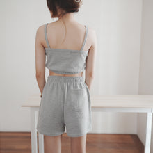 Load image into Gallery viewer, WOMEN WAFFLE SINGLETS - GREY
