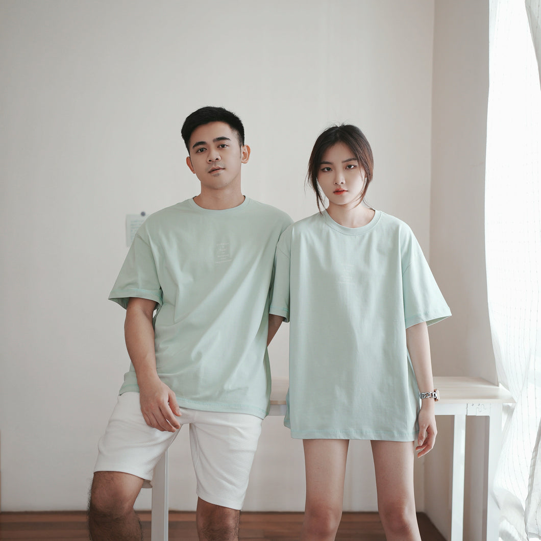 PALOMA UNISEX OVERSIZE TEE - TIFFANY GREEN