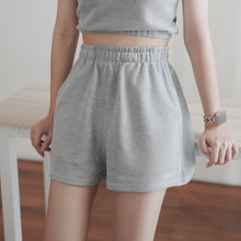 Load image into Gallery viewer, WOMEN WAFFLE SHORTS - GREY
