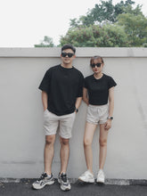 Load image into Gallery viewer, CLEAN FIT CROP TOP - BLACK
