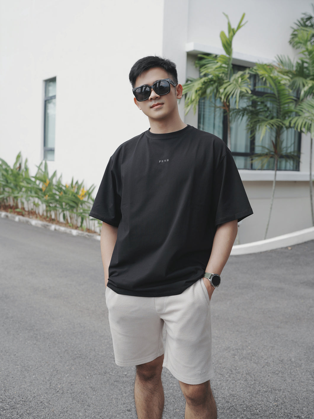 CLEAN FIT OVERSIZED UNISEX - BLACK