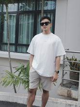 Load image into Gallery viewer, CLEAN FIT OVERSIZED UNISEX TEE - WHITE
