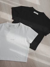 Load image into Gallery viewer, CLEAN FIT CROP TOP - WHITE
