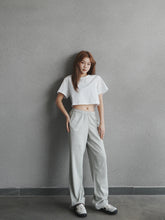 Load image into Gallery viewer, WOMEN’S OD SUEDE TROUSERS - SLATE GREY
