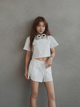 Load image into Gallery viewer, WOMEN’S FLOW CROPTOP - WHITE
