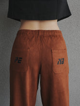Load image into Gallery viewer, WOMEN’S OD SUEDE TROUSERS - BROWN
