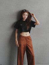 Load image into Gallery viewer, WOMEN’S OD SUEDE TROUSERS - BROWN
