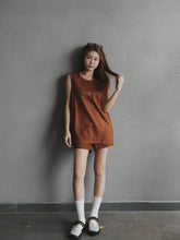 Load image into Gallery viewer, WOMEN’S OD SUEDE SINGLETS - BROWN
