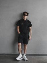 Load image into Gallery viewer, MEN’S FLOW POLO TEE - BLACK
