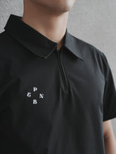 Load image into Gallery viewer, MEN’S FLOW POLO TEE - BLACK

