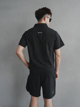 Load image into Gallery viewer, MEN’S FLOW POLO TEE - BLACK
