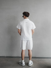 Load image into Gallery viewer, MEN’S FLOW POLO TEE - WHITE
