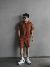 Load image into Gallery viewer, UNISEX’S OD SUEDE OVERSIZE TEE - BROWN
