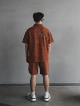 Load image into Gallery viewer, MEN’S OD SUEDE SHORTS - BROWN
