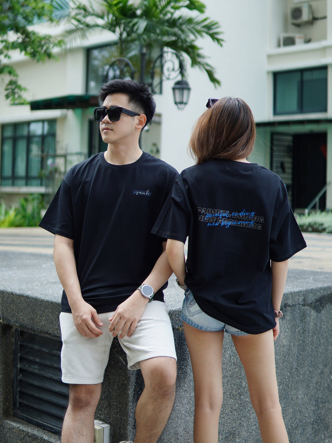 CLASSIC PENB UNISEX OVERSIZED TEE - BLACK