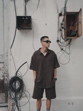 Load image into Gallery viewer, VINTAGE WAFFLE SHORTS - DARK CHO
